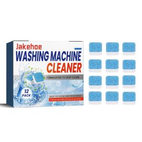 Jakehoe Washing Machine Cleaning Tablet, Drum Type Water Tank Washing Machine Cleaning Odor Dirt Cleaning Sheet